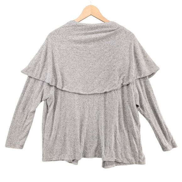 Saturday Sunday Anthropologie Open Cardigan Womens Grey Long Sleeve Sweater Sz S - Picture 2 of 9
